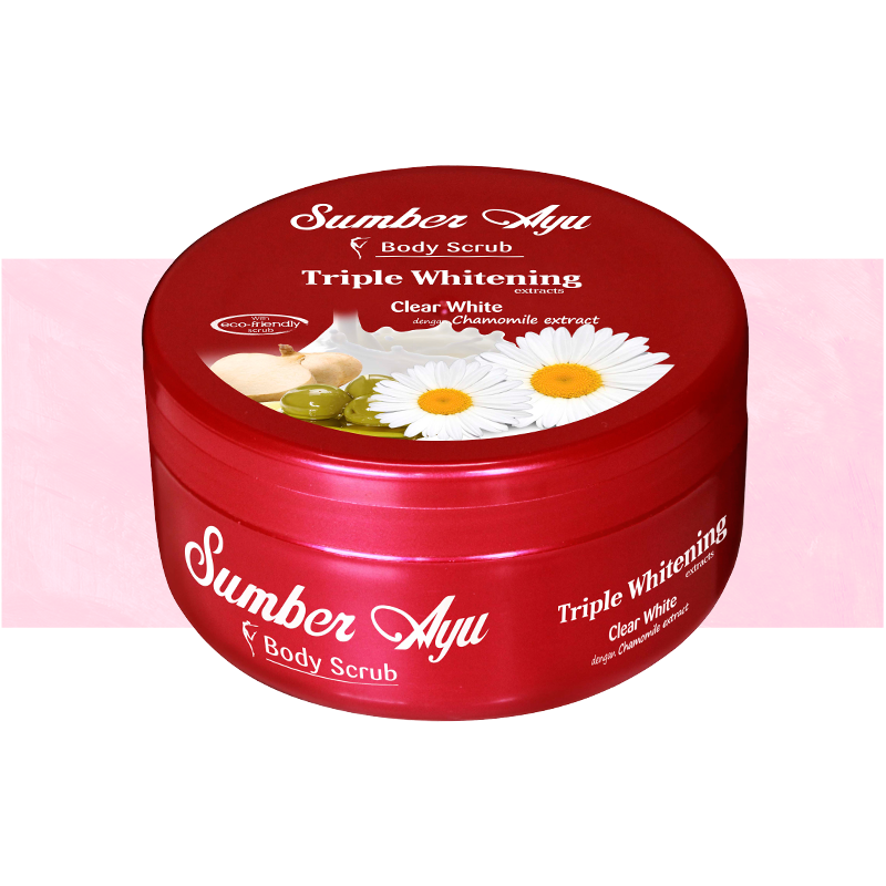 Body Scrub Triple Whitening Extract - Clear White