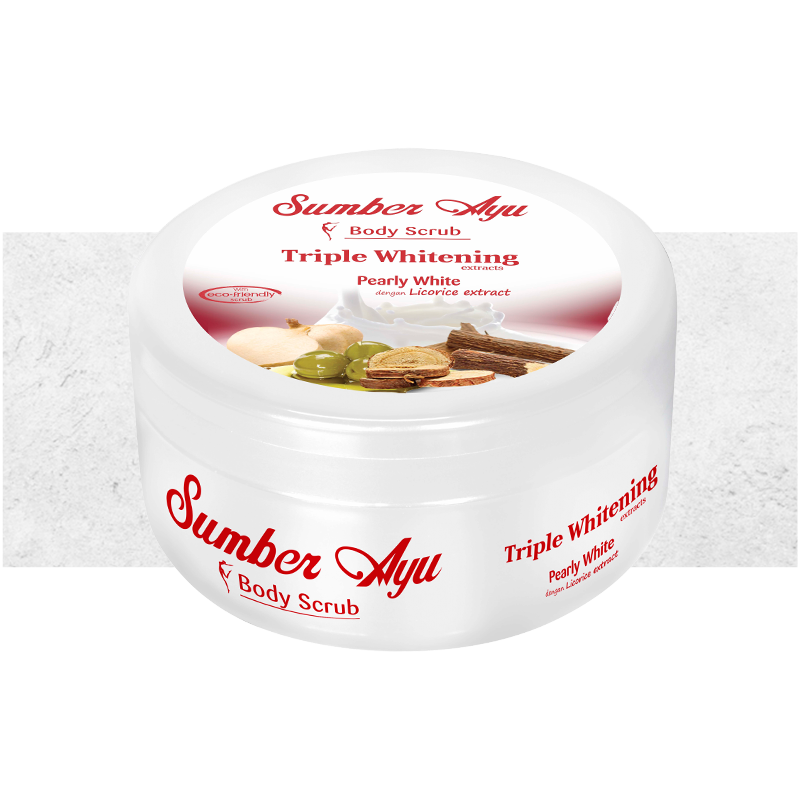 Body Scrub Triple Whitening Extract  - Pearly White